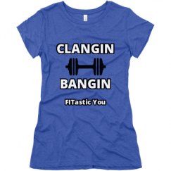 Ladies Slim Fit Super Soft Triblend Tee