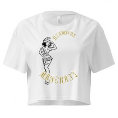 Ladies Festival Cali Crop Top Tee