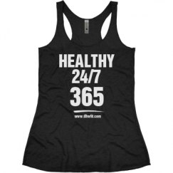 Ladies Slim Fit Super Soft Racerback Triblend Tank