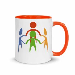 11oz Ceramic Mug with Color Inside