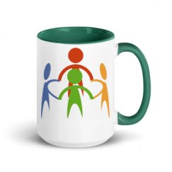 15oz Ceramic Mug with Color Inside