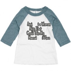 Toddler 3/4 Sleeve Raglan Tee