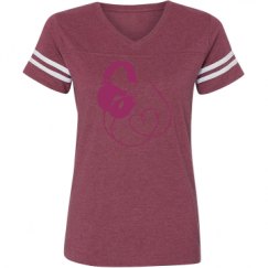 Ladies Relaxed Fit Vintage Sports Tee