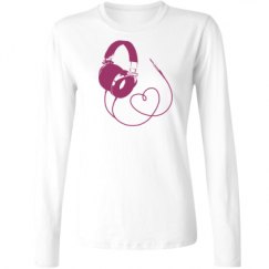 Ladies Relaxed Fit Basic Long Sleeve Tee
