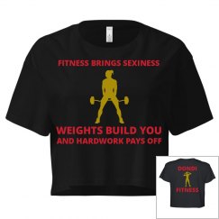 DONDIFITNESS CROP SHIRT