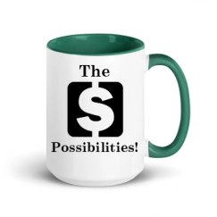 15oz Ceramic Mug with Color Inside