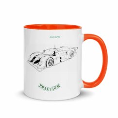 11oz Ceramic Mug with Color Inside