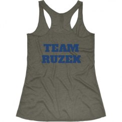 Ladies Slim Fit Super Soft Racerback Triblend Tank