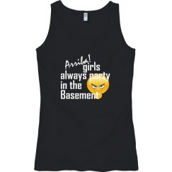 Party in the Basement Tank - I See You - White Text