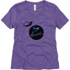 Purple Loose Fit Short Sleeve Shirt with Zeal Logo