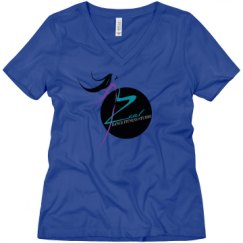 Ladies Relaxed Fit V-Neck Tee