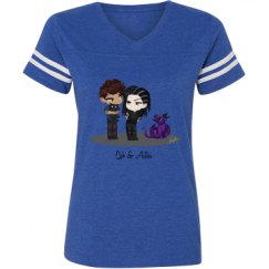 Ladies Relaxed Fit Vintage Sports Tee