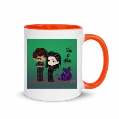 11oz Ceramic Mug with Color Inside