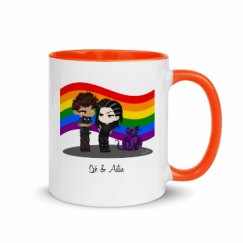 11oz Ceramic Mug with Color Inside