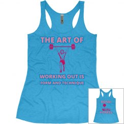 DONDIFITNESS LADIES RELAX SOFT RACERBACK TANK TOP