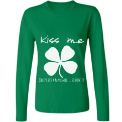 Ladies Relaxed Fit Basic Long Sleeve Tee