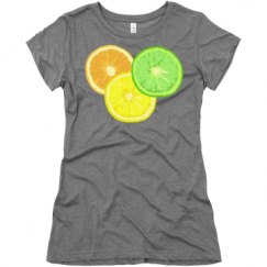 Ladies Slim Fit Super Soft Triblend Tee