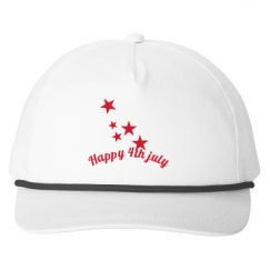 Snapback Five-Panel Rope Hat