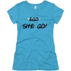 Ladies Slim Fit Super Soft Triblend Tee