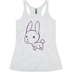 Ladies Slim Fit Super Soft Racerback Triblend Tank