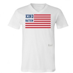 Unisex V-Neck Jersey Tee