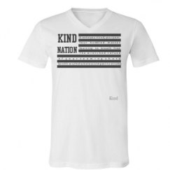 Unisex V-Neck Jersey Tee