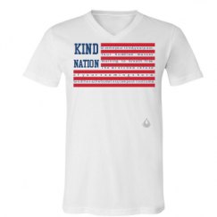 Unisex V-Neck Jersey Tee