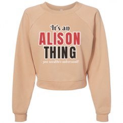 Women's Raglan Pullover Fleece