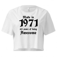 Ladies Festival Cali Crop Top Tee