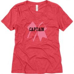 Ladies Relaxed Fit Super Soft Triblend V-Neck Tee