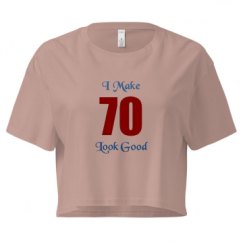 Ladies Festival Cali Crop Top Tee