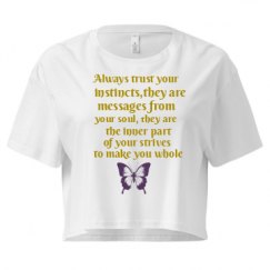 Ladies Festival Cali Crop Top Tee