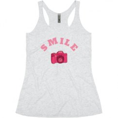 Ladies Slim Fit Super Soft Racerback Triblend Tank