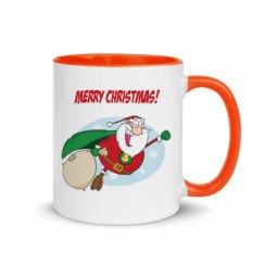 11oz Ceramic Mug with Color Inside