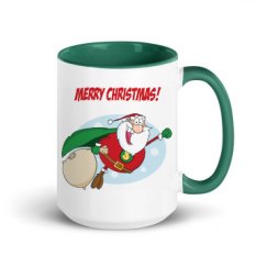 15oz Ceramic Mug with Color Inside