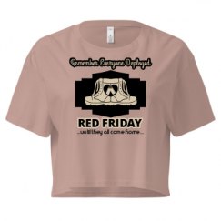 Ladies Festival Cali Crop Top Tee