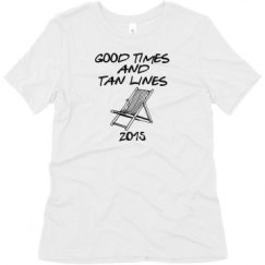 Ladies Relaxed Fit Super Soft Triblend Tee