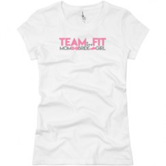 Ladies Slim Fit Basic Promo Jersey Tee