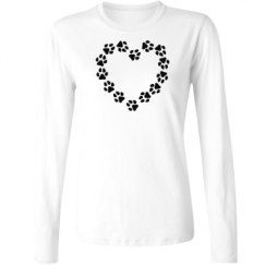 Ladies Relaxed Fit Basic Long Sleeve Tee