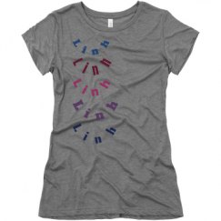Ladies Slim Fit Super Soft Triblend Tee