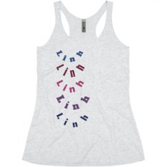 Ladies Slim Fit Super Soft Racerback Triblend Tank