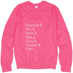 Unisex Neon Crewneck Sweatshirt