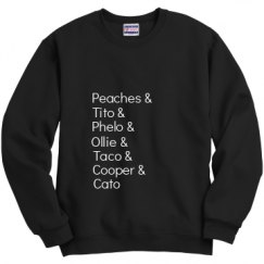 Unisex Film and Foil Crewneck Sweatshirt