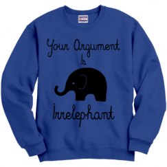 Unisex Film and Foil Crewneck Sweatshirt