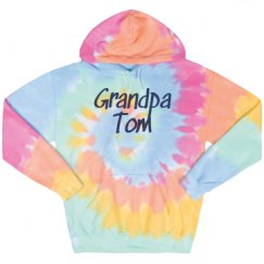 Unisex Tie-Dye Fleece Hoodie