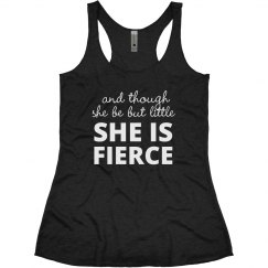 She is fierce