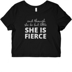 Ladies Slim Fit Crop Top Tee