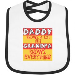 Infant Contrast Trim Bib