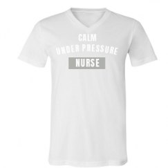 Unisex V-Neck Jersey Tee