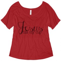 Ladies Flowy Slouchy Tee